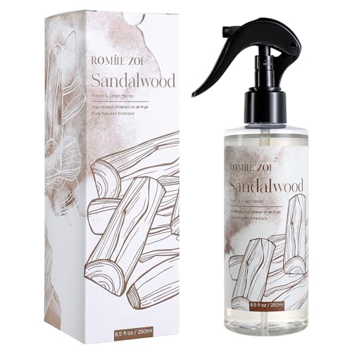 ROMIIE ZOI Room Air Freshener Spray Room Mist, with Natural Plant Extract, Sandalwood Scent, 8.5 FL...