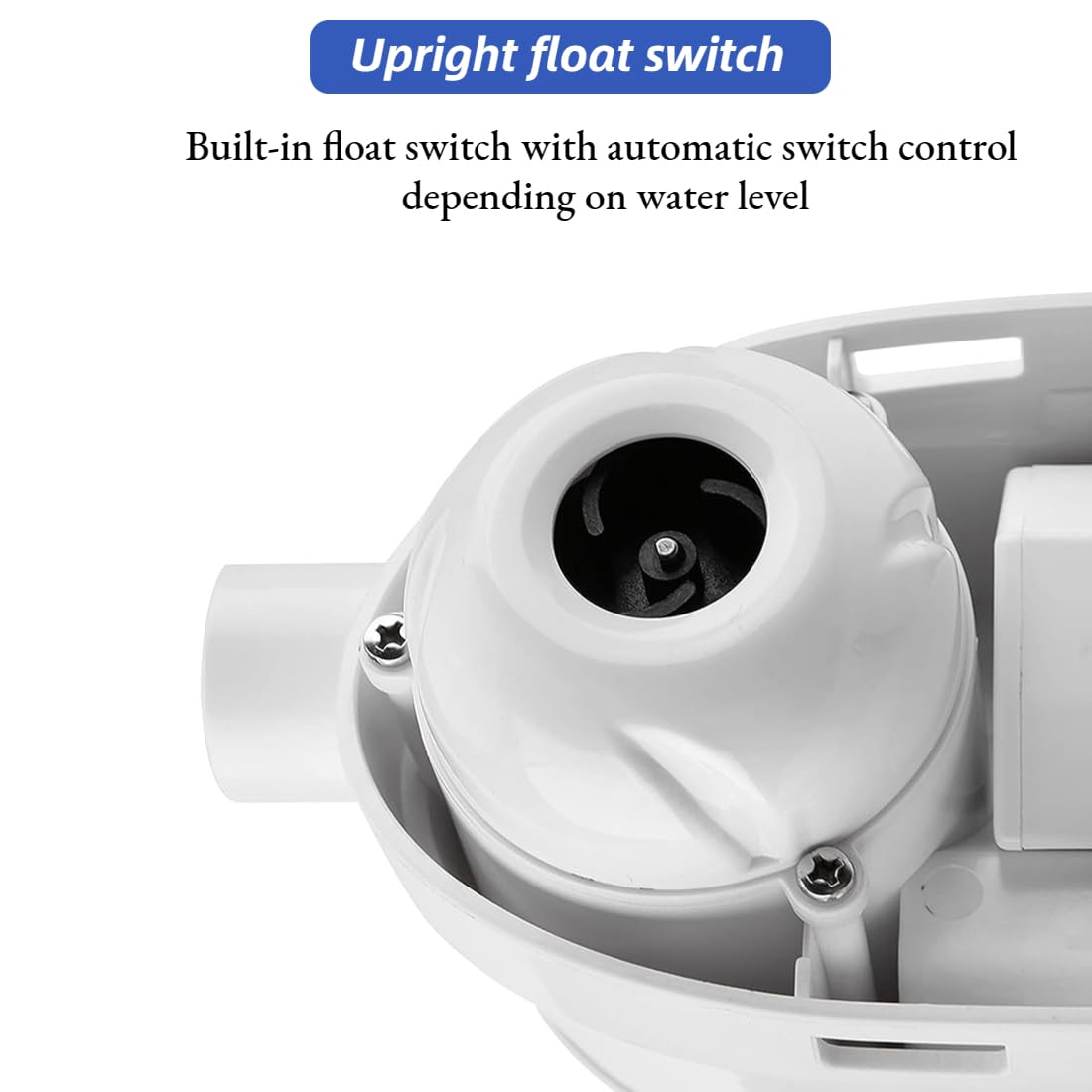 Wakects Auto Bilge 1100GPH Boat 12V Marine Automatic Submersible Bilge with Float Switch, Compact, Efficient - Image 3