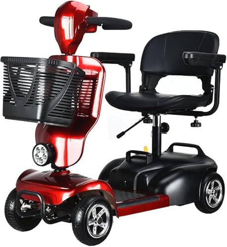 iCAN X-02 2025 Model Portable Mobility Scooter, 120 Kg Capacity, 12.5 Mile Long Range, Removable Battery, UK Regulated, LED Headlight, Removable Basket, CupHolder, Light Weight, Front Fairing