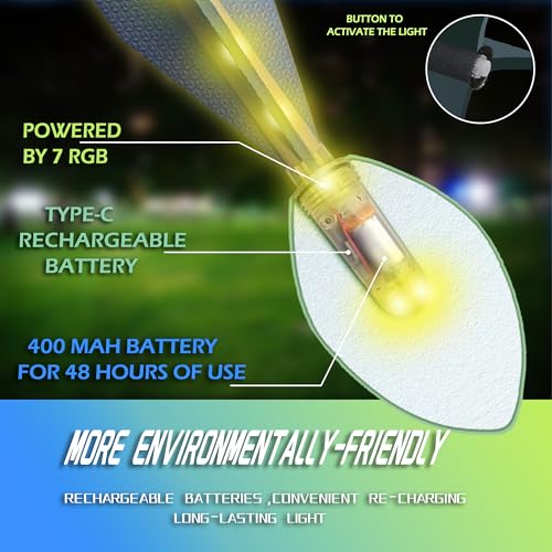 Rechargeable Light Up Football for Kids 8-12, Glow in the Dark LED Ball - image 5