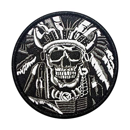 Cobra Tactical Solutions: Parche Militar de Indio Cabeza de India con Cierre de Velcro