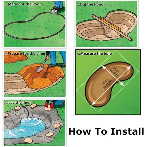 dDanke 4.5m×3m Clear PE Greenhouse Film Waterproof Cover for Garden Plant Pond Protection All Season Use