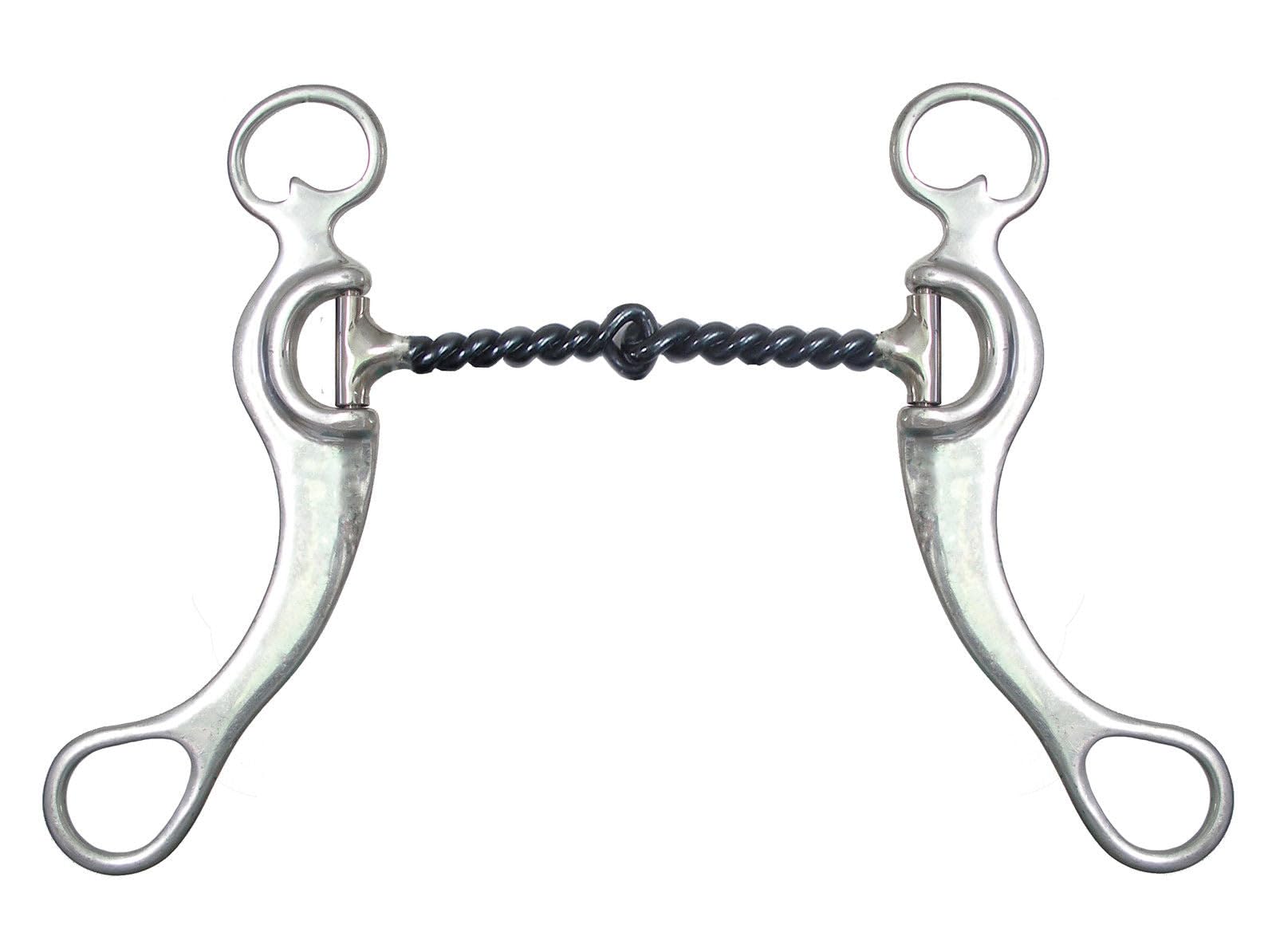 AJ Tack Sweet Iron Twisted Snaffle Grazing Bit