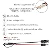 SAE to Solar Panel Adapter 10AWG YACSEJAO 1FT/30CM Solar Panel Connectors PV Extension Cable with SAE Polarity Reverse Adapters for RV Solar Panel Caravan Battery Charger Kit #2