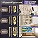 80Pcs Self Drilling Drywall Anchors and Screws Kit, Upgraded 3 Sizes Heavy Duty Wall Anchors, Zinc Plated Steel, No Drill Required, Drywall Grip Anchors for Picture Frames, Shelves, Mirrors & Cabinets