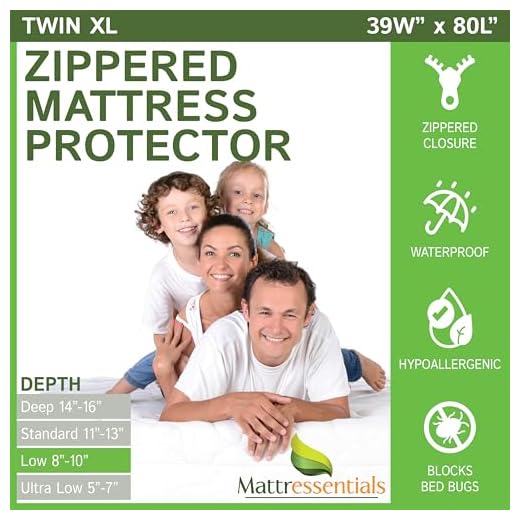 The 15 Best Bed Bug Mattress Covers for Ultimate Protection and Comfort Zippered Twin XL Mattress Protector (8"-10" Depth) - Bed Bug Waterproof Mattress Cover, Premium Quality Hypoallergenic Encasement White