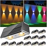 NIORSUN Solar Fence Lights,12...