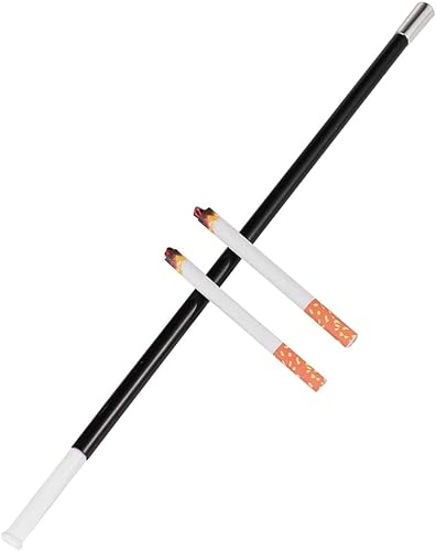3 piezas novedoso soporte de cigarrillos falsos y cigarrillos falsos largo titular de cigarrillos falsos juguete aleta accesorio de disfraz