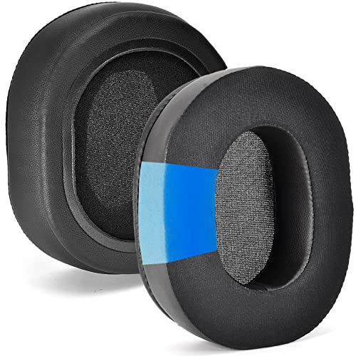 M50X Thicker Cooling Gel Ear Pads Replacement Ear Cushion Compatible with ATH M50X M40X / M50XBT / HyperX Cloud & Cloud 2 / SteelSeries Arctis 3 / 7 / 9X & Pro / Sony MDR 7506 / Stealth 600 Headset