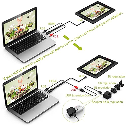 XPPen Grafiktablett mit Display Artist 12 Pro, vollständig laminiertes Display, 11,6 Zoll, 8...