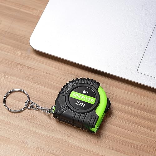 Spifflyer 22002 3 Pc Small Tape Measure Mini Measuring Tape Keychain 6Ft 2M thumb #2