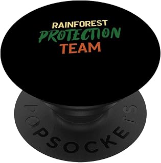 Rainforest Protection Team Rainforest Nature PopSockets Swappable PopGrip