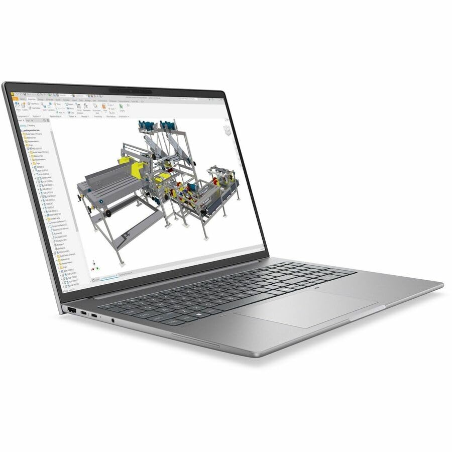 Image of HP ZBook 8 G2a 16 inch Touchscreen Copilot+ PC Mobile Workstation - WUXGA - 60 Hz - AMD Ryzen AI 7 PRO Ryzen AI PRO 400 Series 450-32 GB - 1 TB SSD - Meteor Silver - AMD Chip - 1920 x 1200 - Windows 11