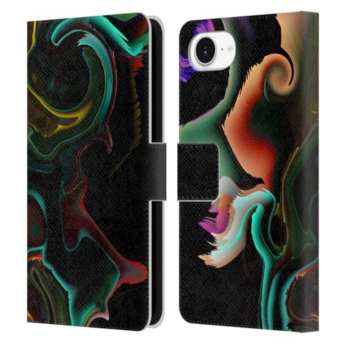 Housse iPhone 17e portefeuille marbre Haroulita avec support