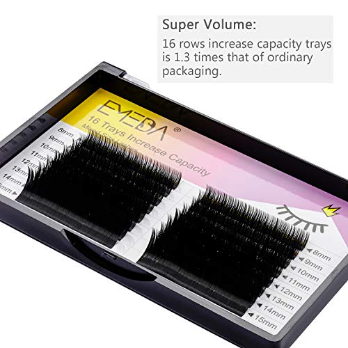 Eyelash Extensions C Curl .15 Mixed Tray 8-15mm Faux Mink Lash Extension Supplies