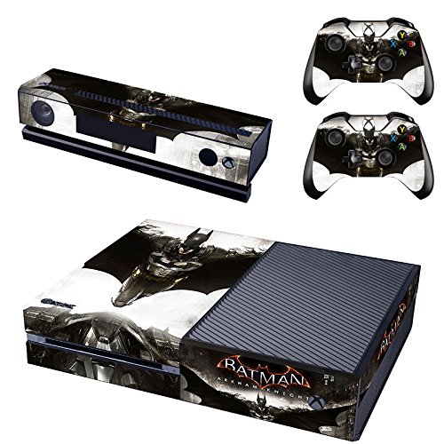 REYTID Console Skin / Sticker + 2 x Controller Decals & Kinect Wrap Compatible with Microsoft Xbox One - Full Set - Red
