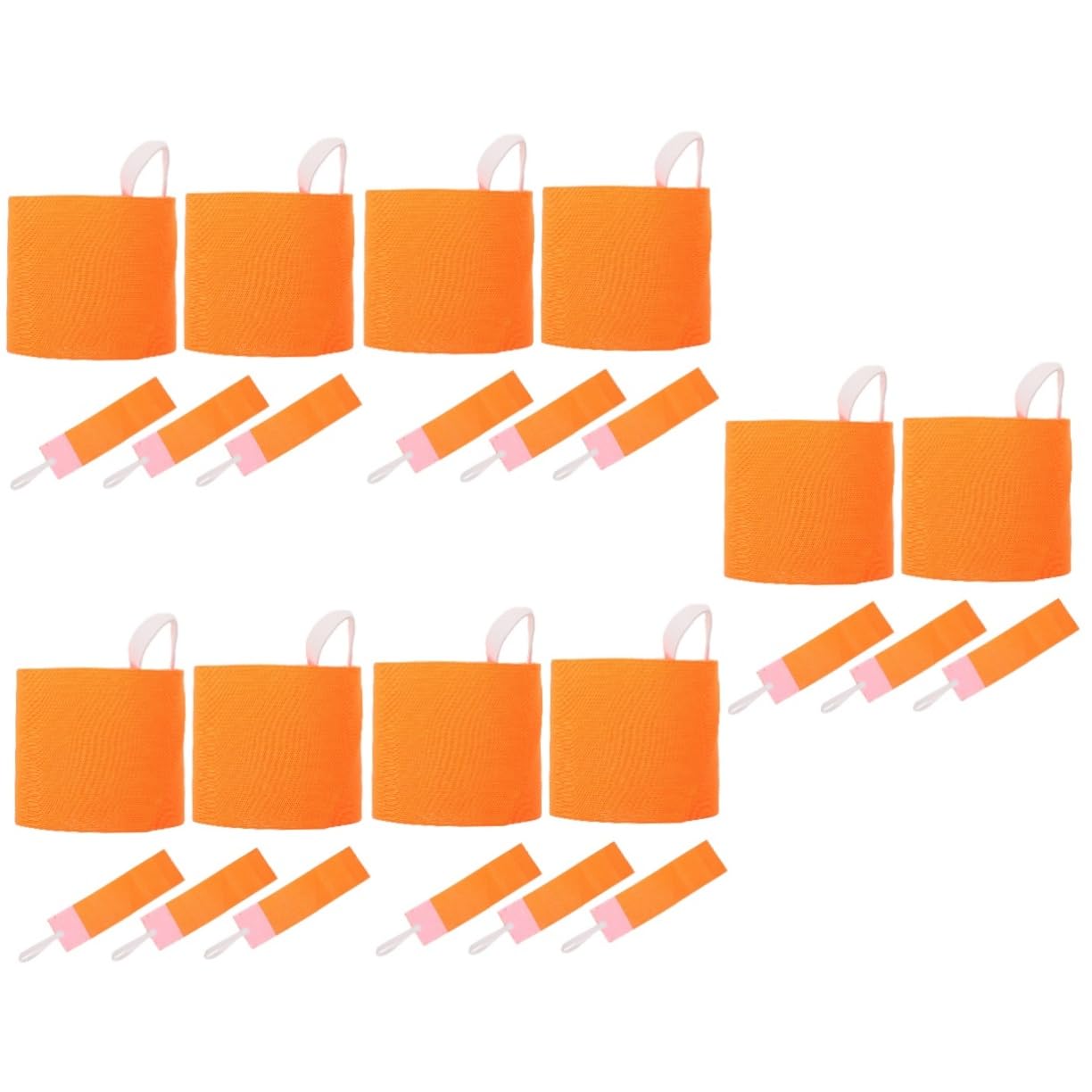 ifundom 5 Series Brazalete Antideslizante Deportes Bandas Fútbol Brazaletes De Capitanes Ajustables Accesorios Capitan Brazaletes Elásticos Ajustables Naranja Nylon 5 Piezas X 5