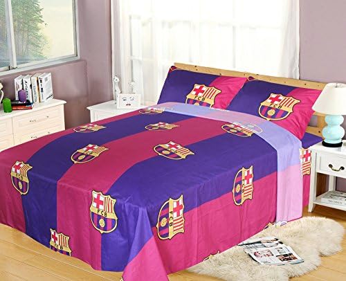 FCBarcelona King Size 4pc Sheet Set, Navy