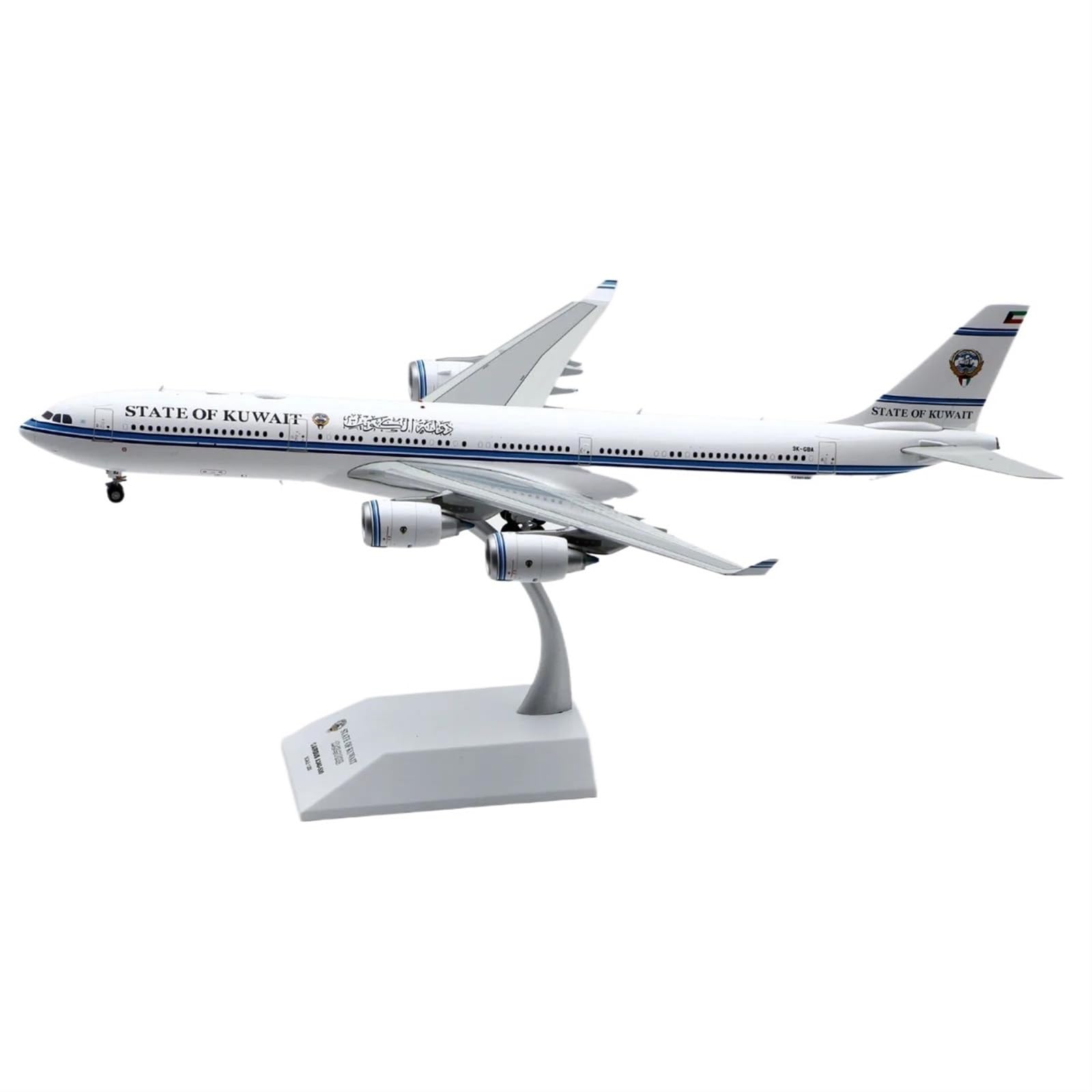 Model samolotu metalowy Model samolotu 1:200 dla rządu kuwejtu A340-500 odlewany model samolotu samolot odrzutowy zestaw modeli do składania linii lotniczych skala Model samolotu