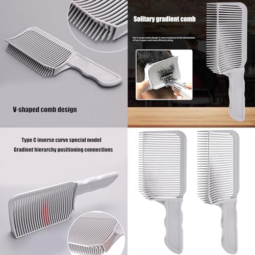 Peines Barberos Fade 2 Piezas Ergonómicos Precisión miniatura 2