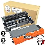 YoYoInk Compatible Toner & Drum Cartridges Replacement for Brother TN-750 + DR-720 (1 Black TN750 Toner High Yield + 1 DR720 Drum, 2 Pack)