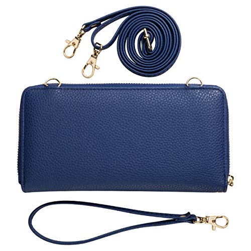 Image of K . A Womens Wristlet Wallet Crossbody Bag Cellphone Purse Handbag RFID Card Slots 2 Strap Wrist