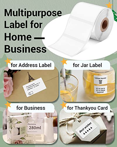 Image of Phomemo Labels- 3 Rolls M110 /M220 /M221 /M120 /M200 Thermal Label Paper 1.97 inchx3.15 inch(50x80mm)- M110 Address Label Multipurpose Square Self-Adhesive Paper, 90 Labels /Roll