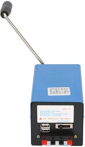 Miniatura 3 de Generador de manivela de mano Cargador de manivela Generador USB para experimentos de supervivencia de emergencia Fuente de alimentación Camping