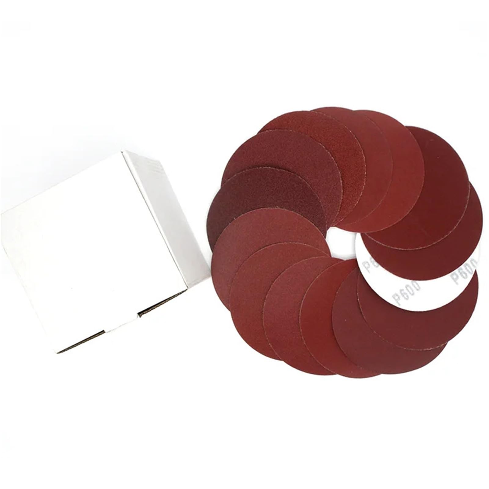 10 sztuk okrągłych krążków papierowych do szlifowania ściernego | 40 Grit 6In - 150mm