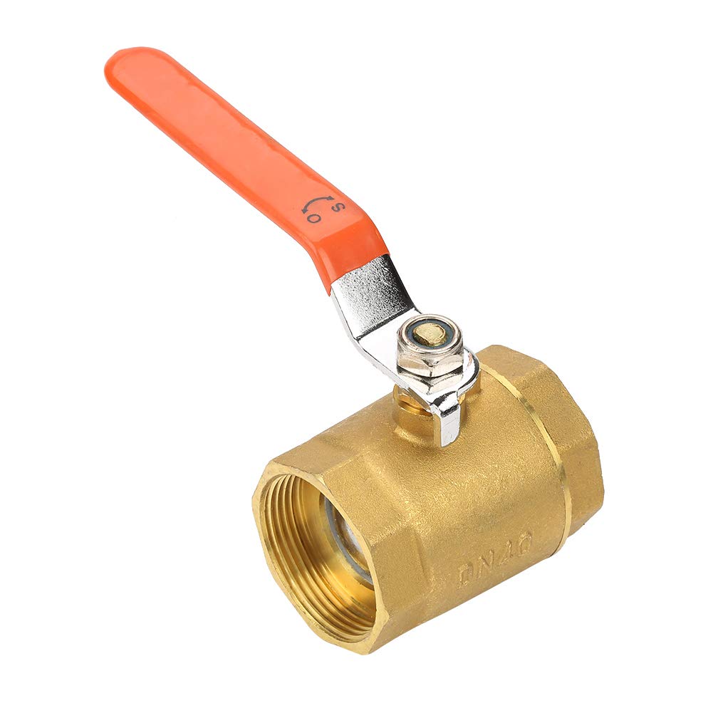 Vanne à billes en laiton DN40 1-1/2 interrupteur vanne gaz eau filetée