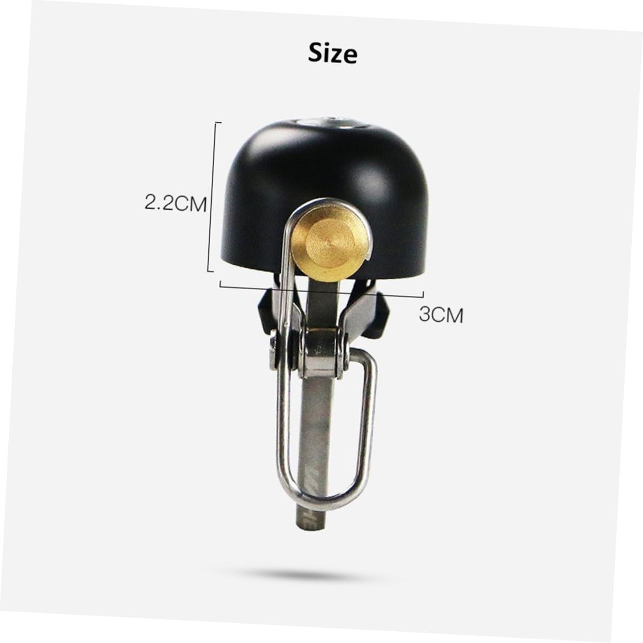 Hemobllo Kupfer Fahrradklingel Fahrradzubehör Erwachsene Tag Laute Fahrradklingel Glocken Fahrrad Rennradklingel Lauter Ton Fahrradring Glocke Horn Glocke Schwarz
