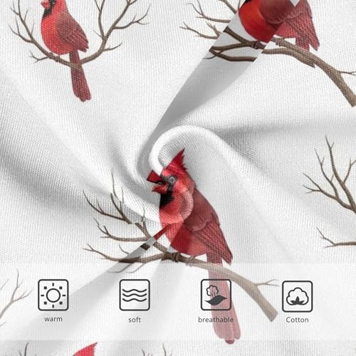 Red Birds White Winter Girls Underwear Toddler 2t Cotton Little Girl Panties Fancy Kids Undies Briefs3