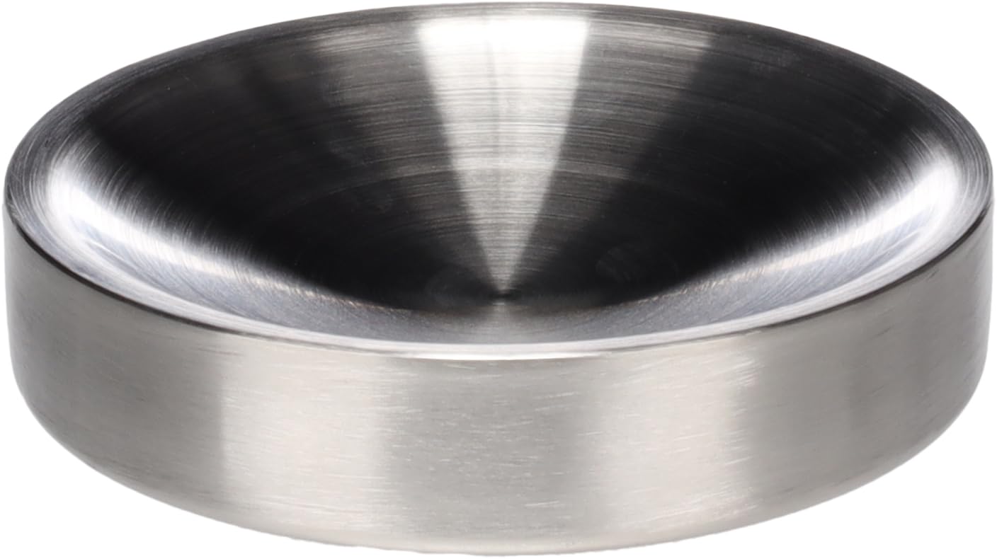 Ciotola per gatti in acciaio inox argento antiscivolo 110ml