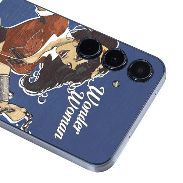 Skinit Decal Phone Skin Compatible with Galaxy A36 5G - Officially Licensed DC Comics Bombshells Wonder Woman Bombshell Design