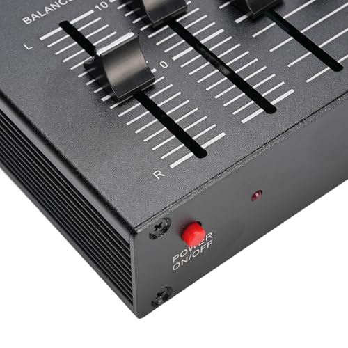Ecualizador de 3 Bandas, Preamp Digital de Sonido EQ, Preamplificador para Audio en Casa, Amplificador de Tocadiscos de 2 Canales, 5V, Ajuste de Graves de 12db miniatura 4