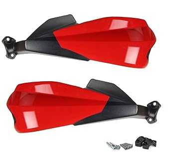 Aow Attractive Offer World Bike LED Hand Guard Protector Universal for All KTM Models (Pack of 2) Red Colour R-09