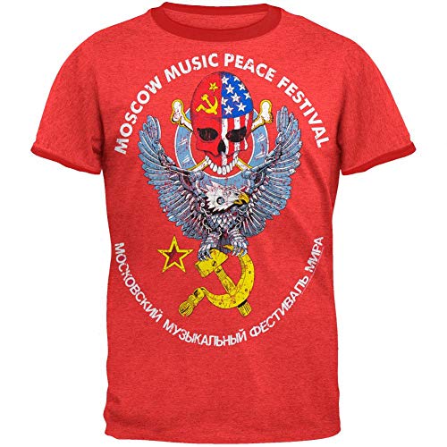 Amazon.com: Old Glory Moscow Music Peace Festival T-Shirt Red Amazon.com: Old Glory Moscow Music Peace Festival T-Shirt Red