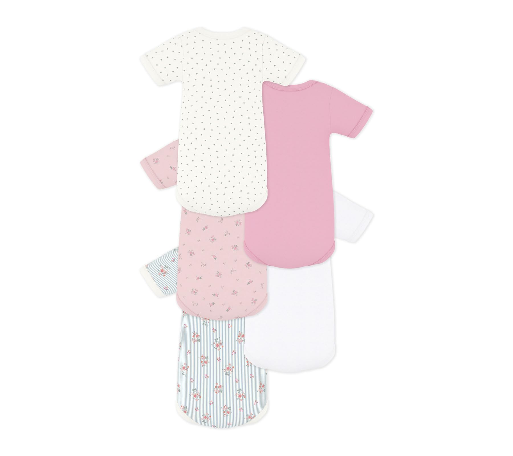 Petit Bateau A0fnx Biancheria intima GIORNO Bimba 0-24 (Pacco da 5)