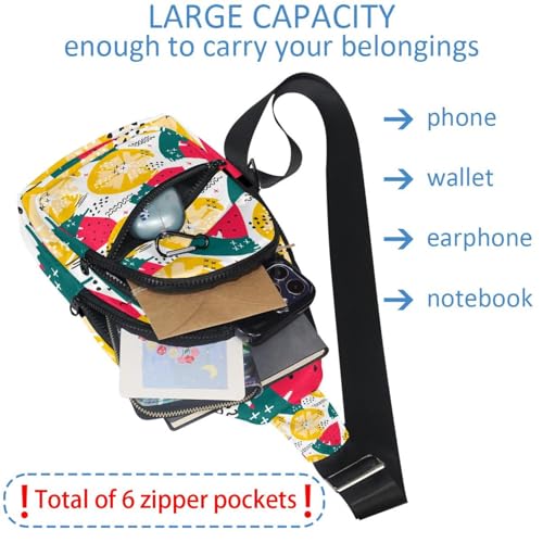 Mochila bandolera pequeña de 30x18cm para actividades al aire libre y turismo 5