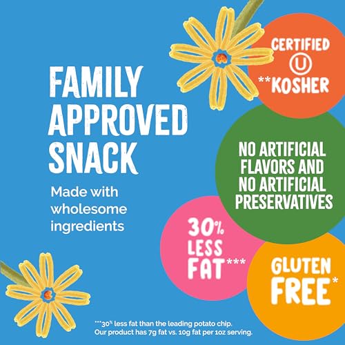 Sensible Portions Garden Veggie Snacks - Veggie Straws, Snack Size Variety Pack, Sea Salt & Zesty Ranch, 1 Oz (Pack of 24)