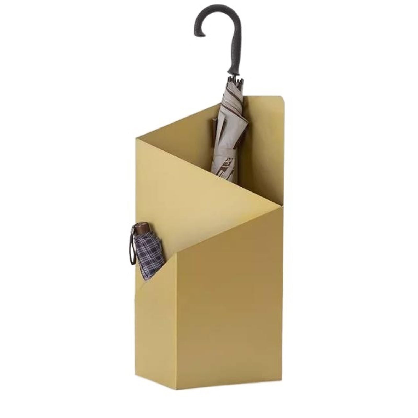 RUNZE765Z Umbrella Holder Umbrella Holder Stand for Entryway Bucket Storage Rack for Shop(Gold)