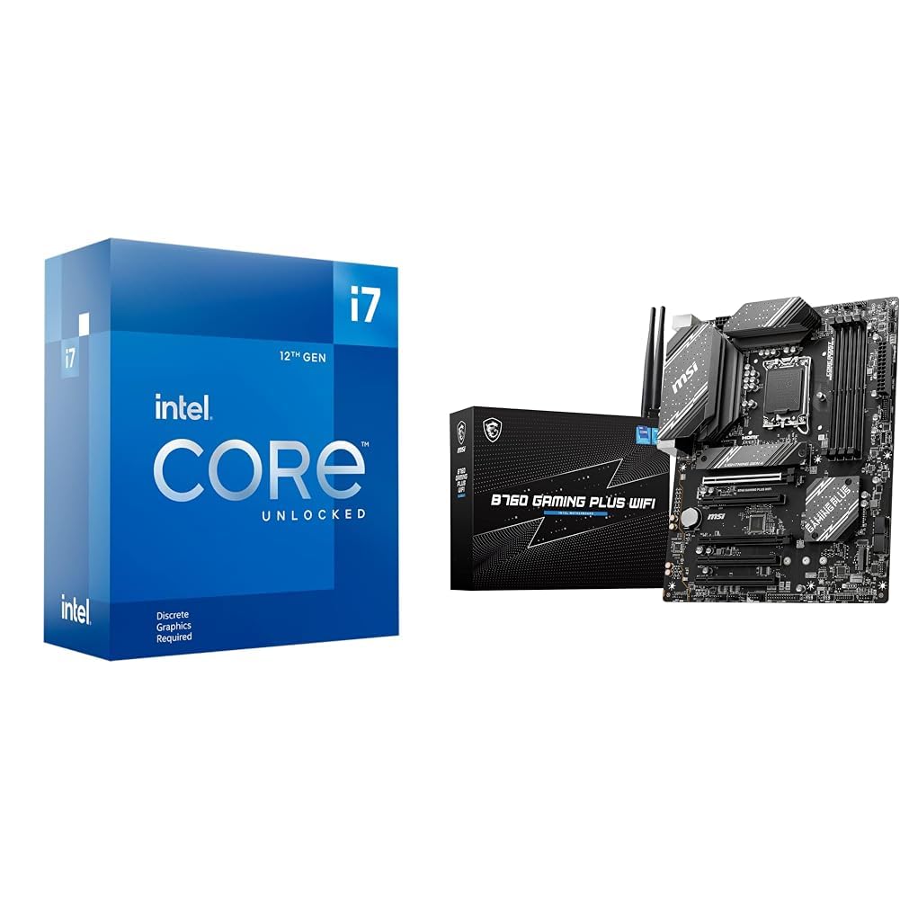 Amazon.com: Intel Core i7-12700KF Gaming Desktop Processor + MSI