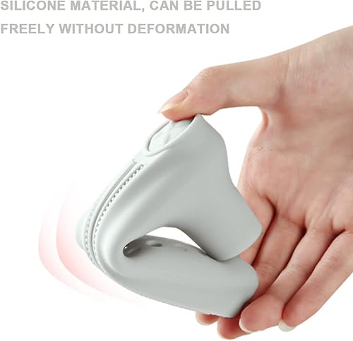 Miniatura 7 de Cubierta para manija de puerta, 2 piezas anticolisión, antiestática, para manija de puerta, cubierta protectora de silicona para niños (marrón)