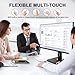 FYHXele 27 Inch Touchscreen Monitor, IPS FHD 1080P Touch PC Display, 75Hz, LED Backlit Multi-Touch Monitor, VESA, HDMI & VGA & USB Computer Touch Screen for Gaming, Business, Warehouse, Bar, Gym