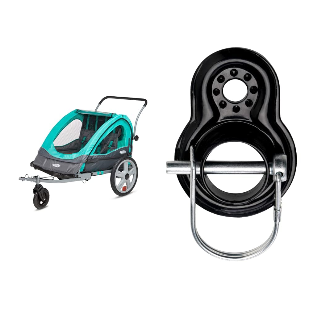 Instep Quick N Ez Double Tow Behind Bike Trailer Toddlers