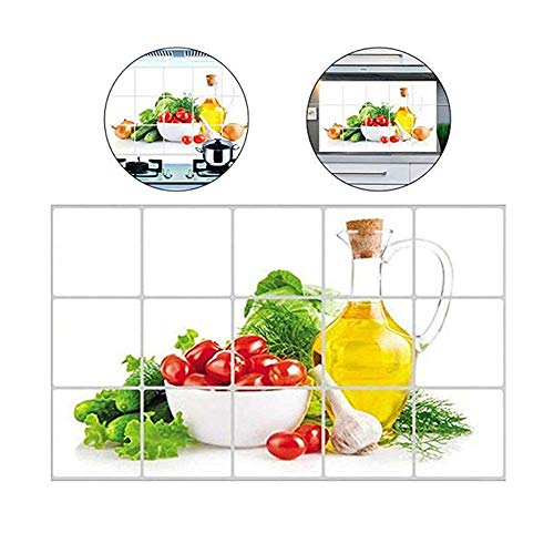 Oilproof Removable DIY Fruit & Vegetables Wall Stickers Wall Decal Art Decor Self