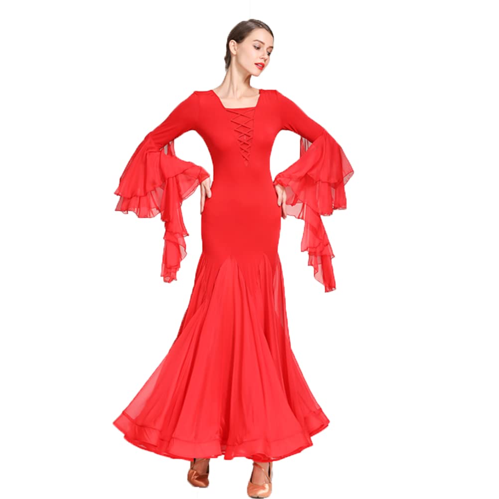 Sukienki do tańca towarzyskiego dla kobiet, tango, salsa, taniec walc, występ, kostiumy, fokstrot, ubrania do tańca