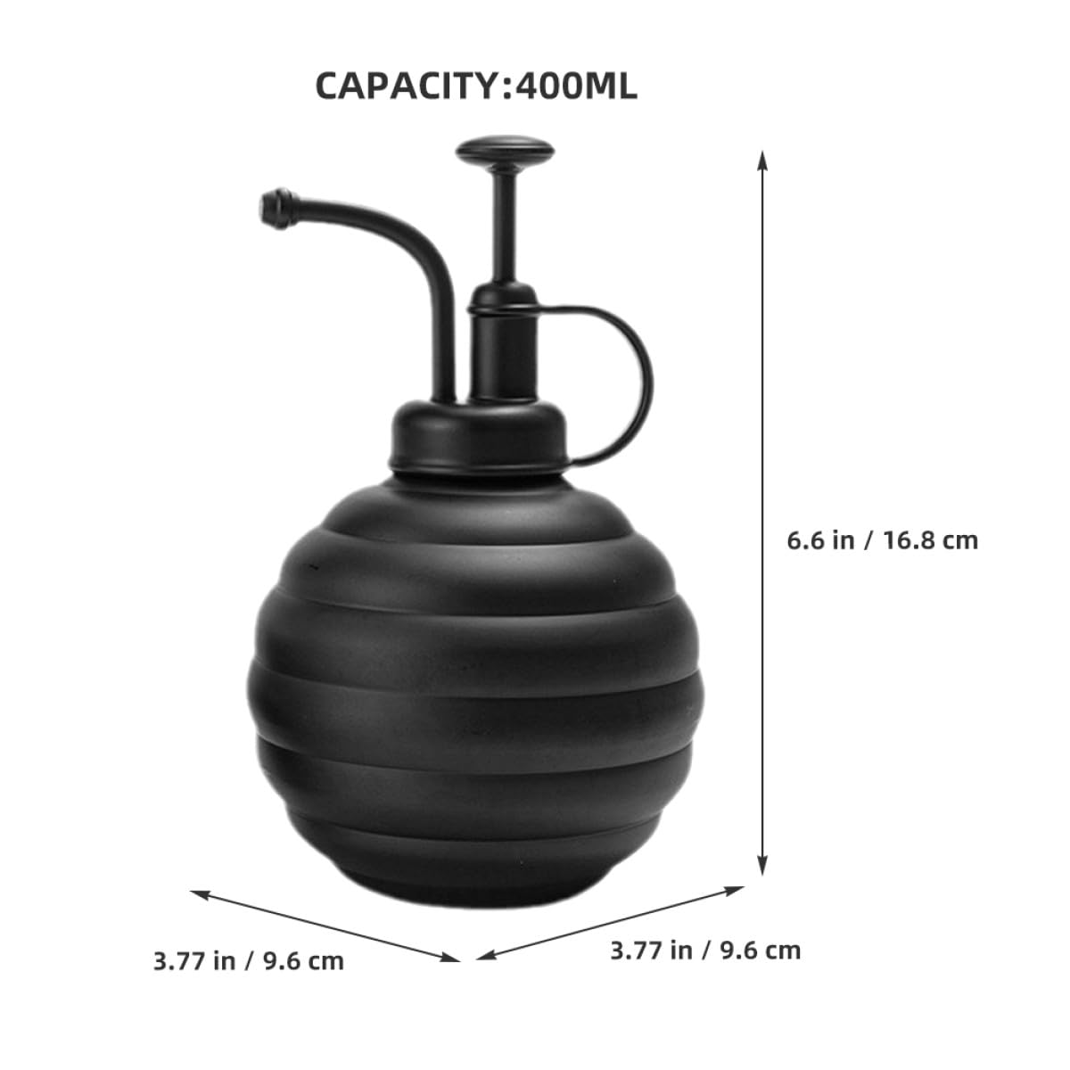 UPKOCH Edelstahl Sprühflasche 400ml Pflanzen Mister Gießkanne Für Zimmerpflanzen Bonsai Gartenarbeit Kompakt Leicht Tragbar Rostfrei Langlebig Stilvolles Design