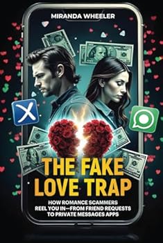 Hardcover THE FAKE LOVE TRAP: How Romance Scammers Reel You In – From Friend Requests to Private Message Apps Book