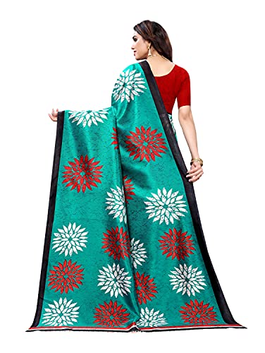 Image of PISARA Womens Art Silk Printed Saree